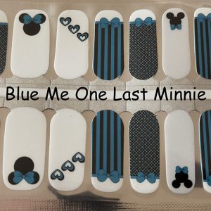 Blue me One Last Minnie Nail Wraps