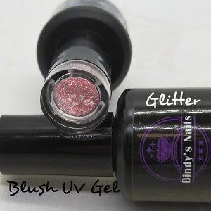 Blush UV Glitter Gel