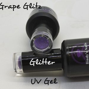 Grape UV Glitter Gel