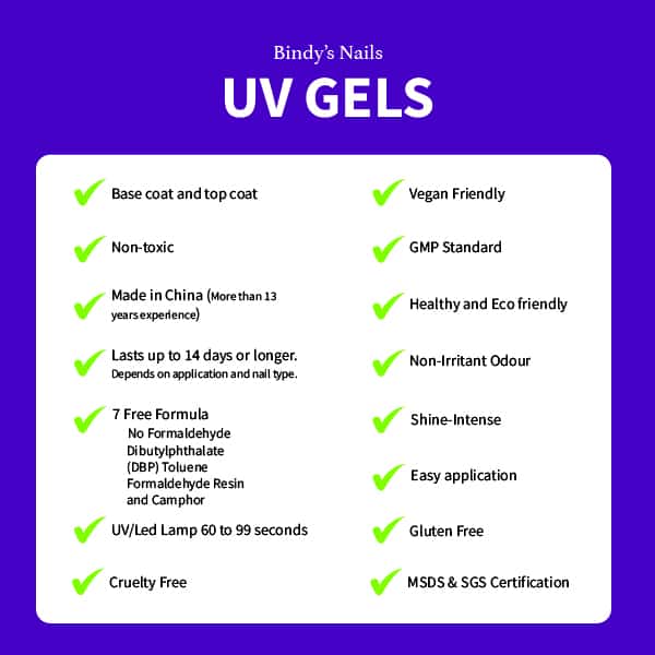 UV Gel specifications