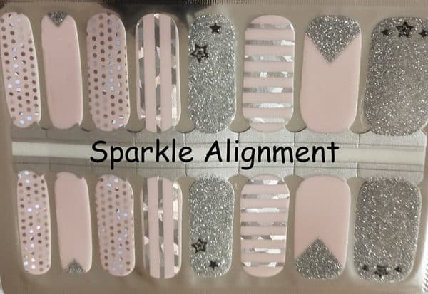 Sparkle Alignment Nail Wraps