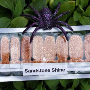 Sandstone shine nail wraps