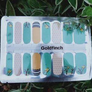 Goldfinch nail wraps