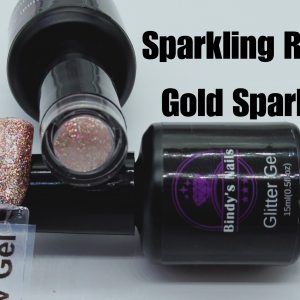 Bindy's Sparkling Rose Gold Sparkle UV Gel