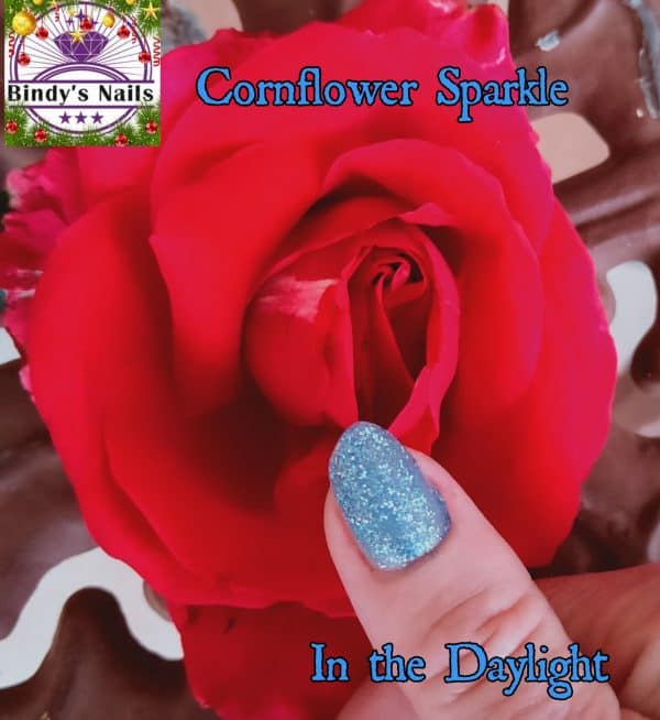 Bindy's Colour Changing Temperature Cornflower Sparkle Glittery Gel