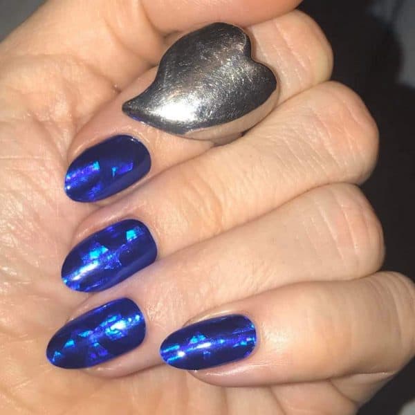 Bindy's Nails Metallic Blue