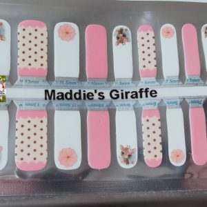 Bindy's Nails Maddie's Giraffe Nail Polish Wrap