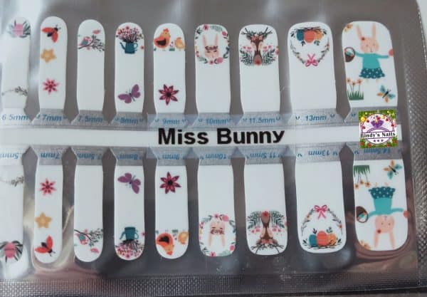 Bindy's Nails Miss Bunny Nail Polish Wrap