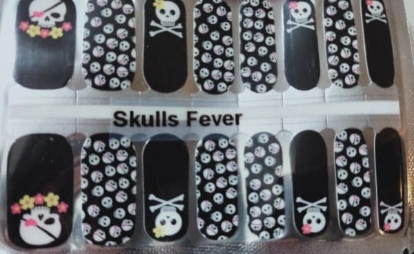 Bindy's Nails Skulls Fever Nail Polish Wraps