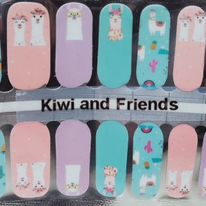 Kiwi & Friends Nail Polish Wrap