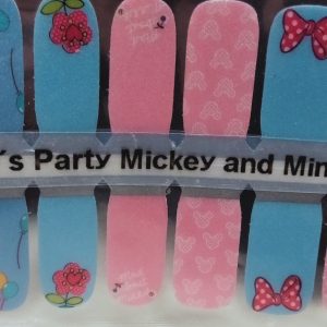 Let's Party Mickey & Minnie Nail Polish Wrap