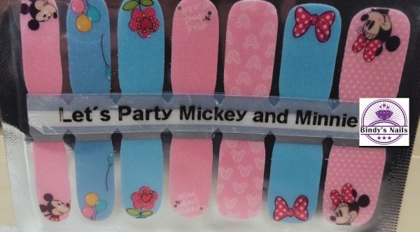 Let's Party Mickey & Minnie Nail Polish Wrap