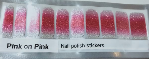 Bindy's Nails Pink On Pink Nail Polish Wrap