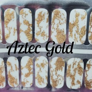 Bindy's Aztec Gold Nail Polish Wrap
