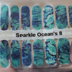 Bindy's Sparkle Ocean's 8 Nail Polish Wrap