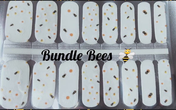 Bindy's Bundle Bees Nail Polish Wrap