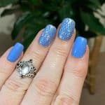 Bindy's True Blue Three Step Gel with Serpent Charmer as a accent