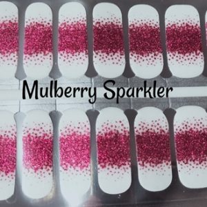 Bindy's Mulberry Sparkle Nail Polish Wrap
