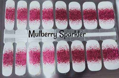 Bindy's Mulberry Sparkle Nail Polish Wrap