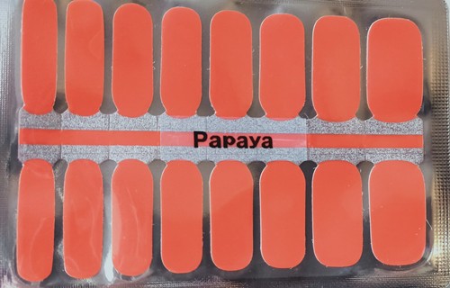 Bindy's Papaya Nail Polish Wrap