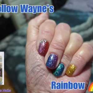 Bindy's Nails Follow Wayne's Rainbow Nail Polish Wrap