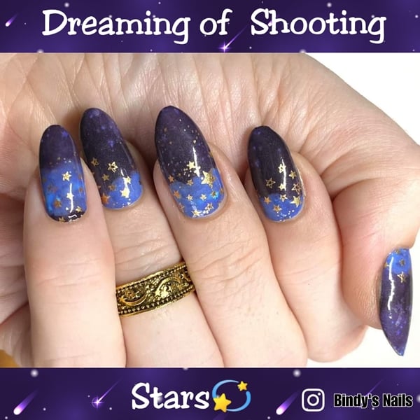 Bindy's Dreaming of Shooting Stars Nail Polish Wrap