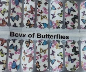 Bindy's Bevy of Butterflies Nail Polish Wrap