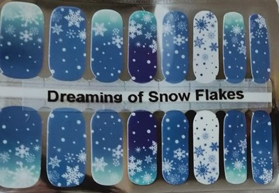 Bindy's Dreaming of Snowflakes Nail Polish Wrap