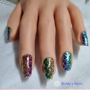 Bindy's Rainbow of Diamonds Nail Polish Wrap