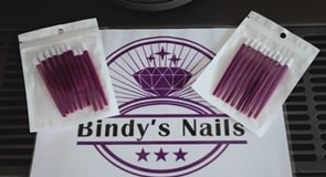 Bindy's Nail Pusher Soft Rubber Tip Purple 10