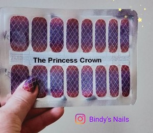 Bindy's Princess Crown Nail Polish Wrap