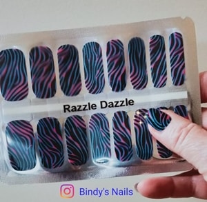 Bindy's Razzle Dazzle Nail Polish Wrap