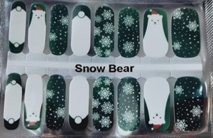 Bindy's Snow Bear Nail Polish Wrap