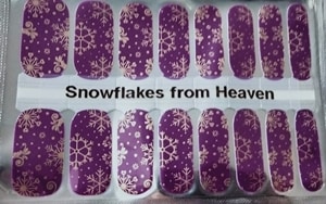 Bindy's Snowflakes From Heaven Nail Polish Wrap