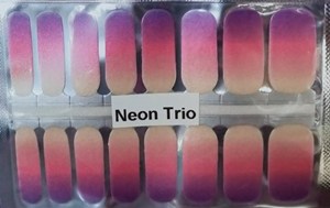 Bindy's Neon Trio Nail Polish Wrap