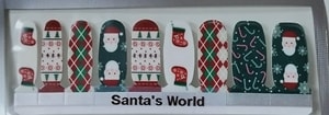 Bindy's Santa's World Nail Polish Wrap