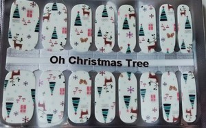 Bindy's Oh Christmas Tree Nail Polish Wrap