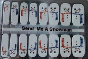 Bindy's Send Me A Snowman Nail Polish Wrap