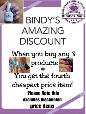 Bindy's AMAZING DISCOUNT POSTER
