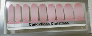 Bindy's Candyfloss Christmas Nail Polish Wrap