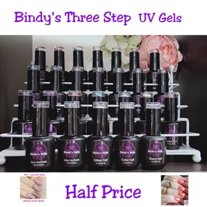 Bindy's Three Step UV Gels Half Price