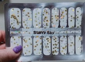 Bindy's Starry Sky Nail Polish Wrap