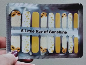 Bindy's A Little Ray of Sunshine Nail Polish Wrap