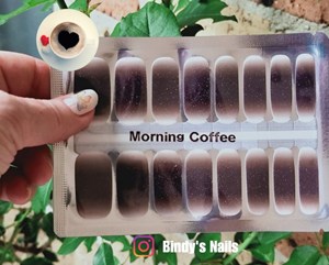 Bindy's Morning Coffee Nail Polish Wrap