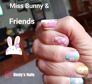 Bindy's Miss Bunny & Friends Nail Polish Wrap