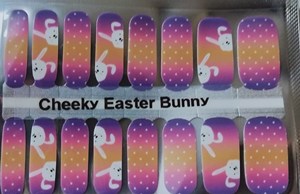Bindy's Cheeky Easter Bunny Nail Polish Wrap