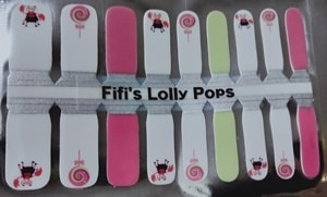 Bindy's Fifi's LollyPops Nail Polish Nail Wrap