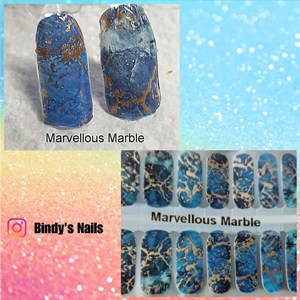 Bindy's Marvellous Marble Nail Polish Wrap