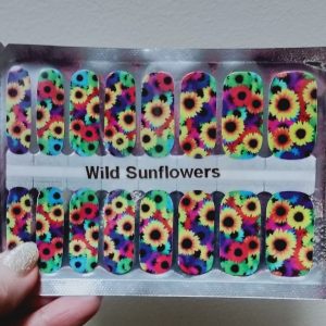 Bindy's Wild Sunflowers Nail Polish Wraps
