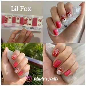Bindy's Lil Fox Nail Polish Wrap